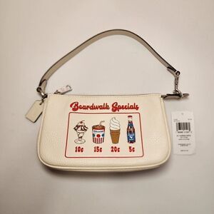 NWT Coach CU197 Nolita 19 With Boardwalk Graphic Ice Cream Chalk